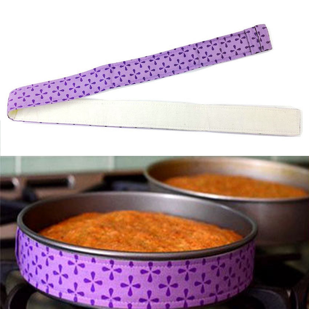Protective Baking Pan Strips Bakeware Ribbon Wrap Moist Level Cake