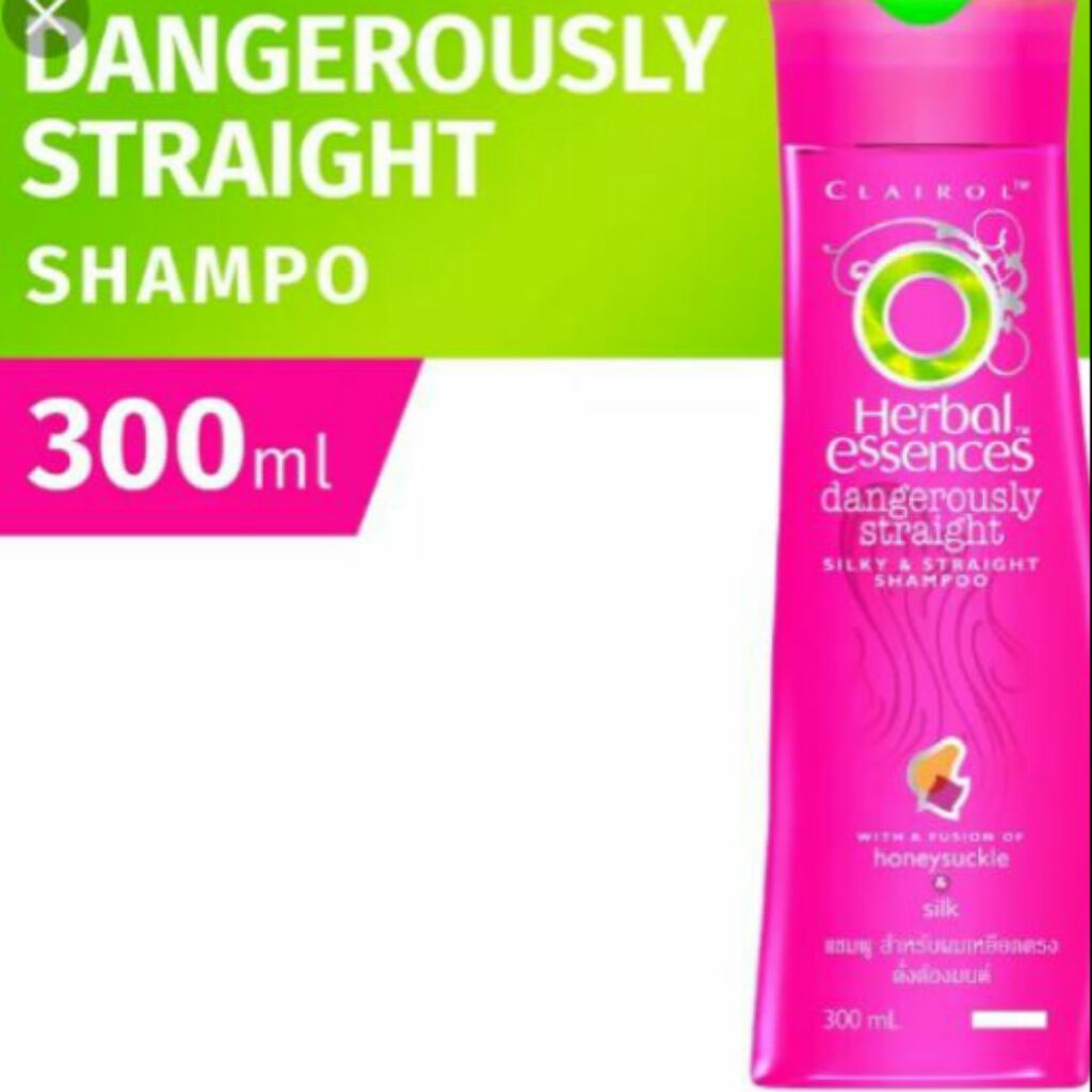 Herbal Essence Shampoo 2 X 300ml 2 Bottle Dangerously Straight Shopee Singapore