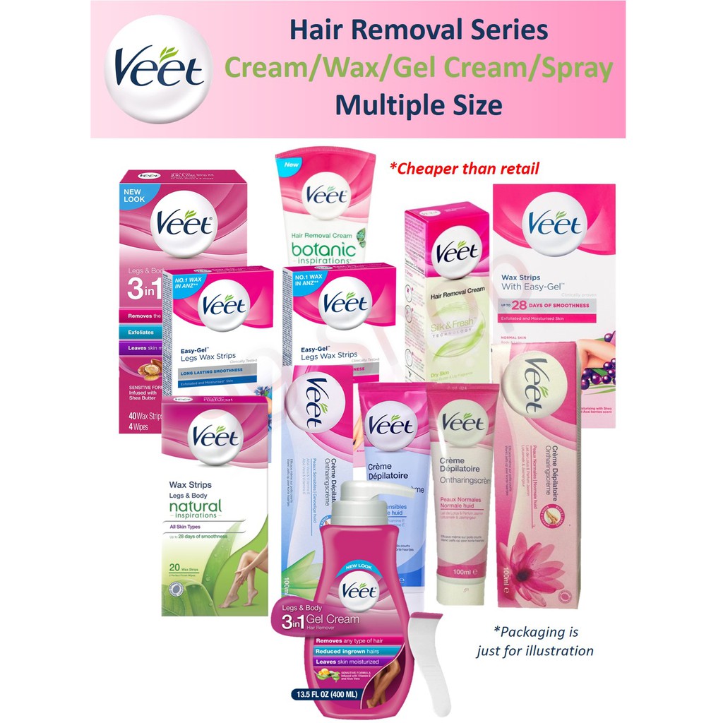 VEET Wax | Hair Removal Cream | Veet Wax | Gel | Shower/Sensitive/Dry (Best  Seller Cheapest) | Shopee Singapore