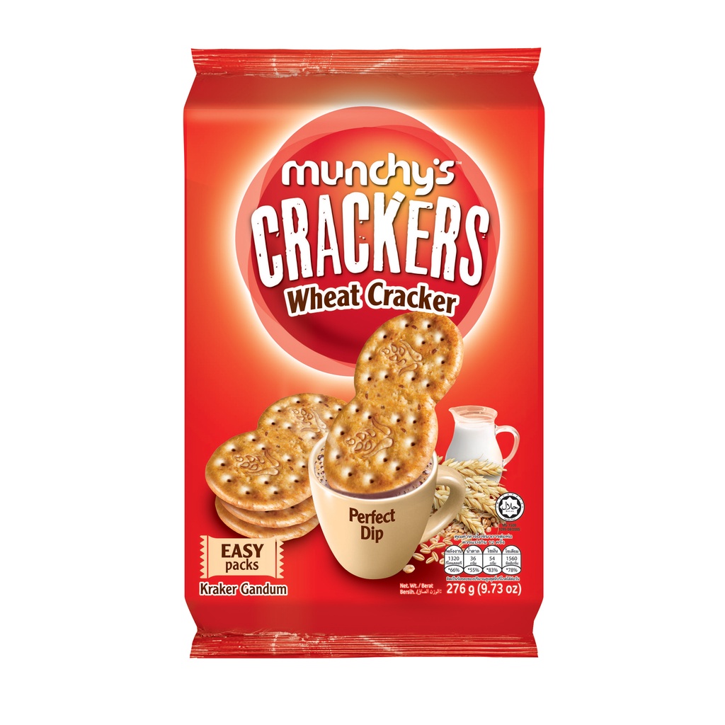 Munchy'S Wheat Crackers 276G (Halal) Shopee Singapore