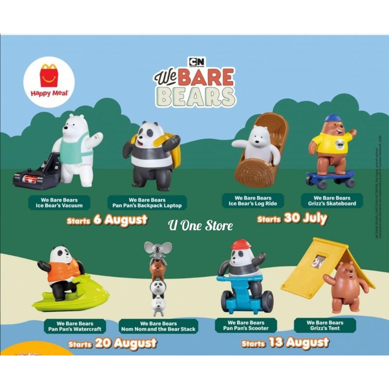 READY STOCKS) Mcdonalds happy meal toys 