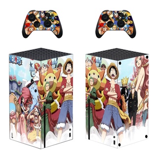 ONE PIECE Themed Skin Sticker Set For Xbox Series X Console And Controller Stickers Covers Decal