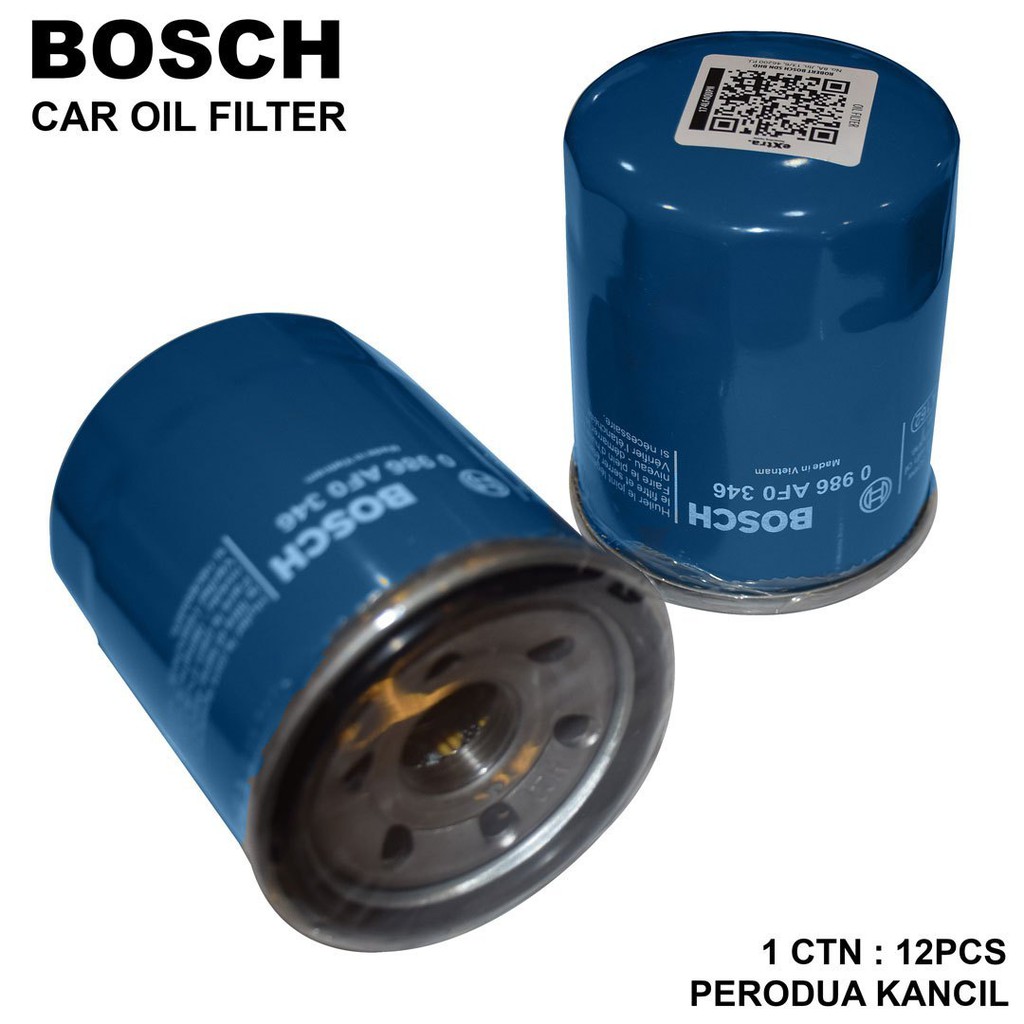 Bosch Oil Filter - Perodua Myvi / Viva / Alza / Kelisa 