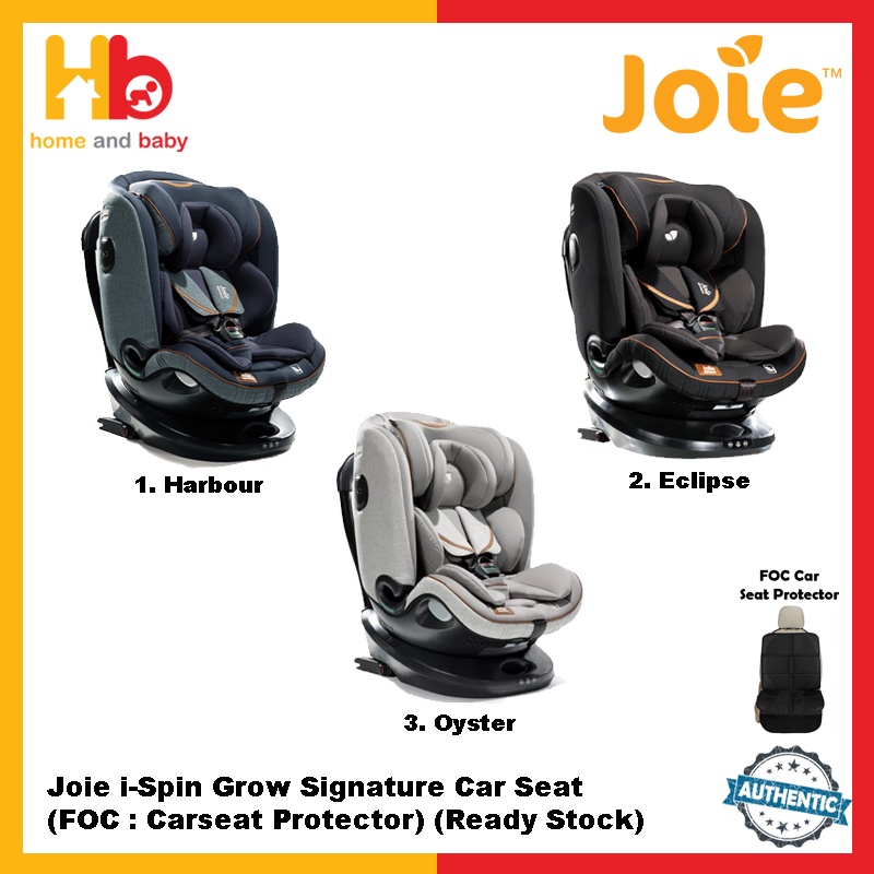 Joie iSpin Grow Signature Car Seat (FOC Carseat Protector) (Ready