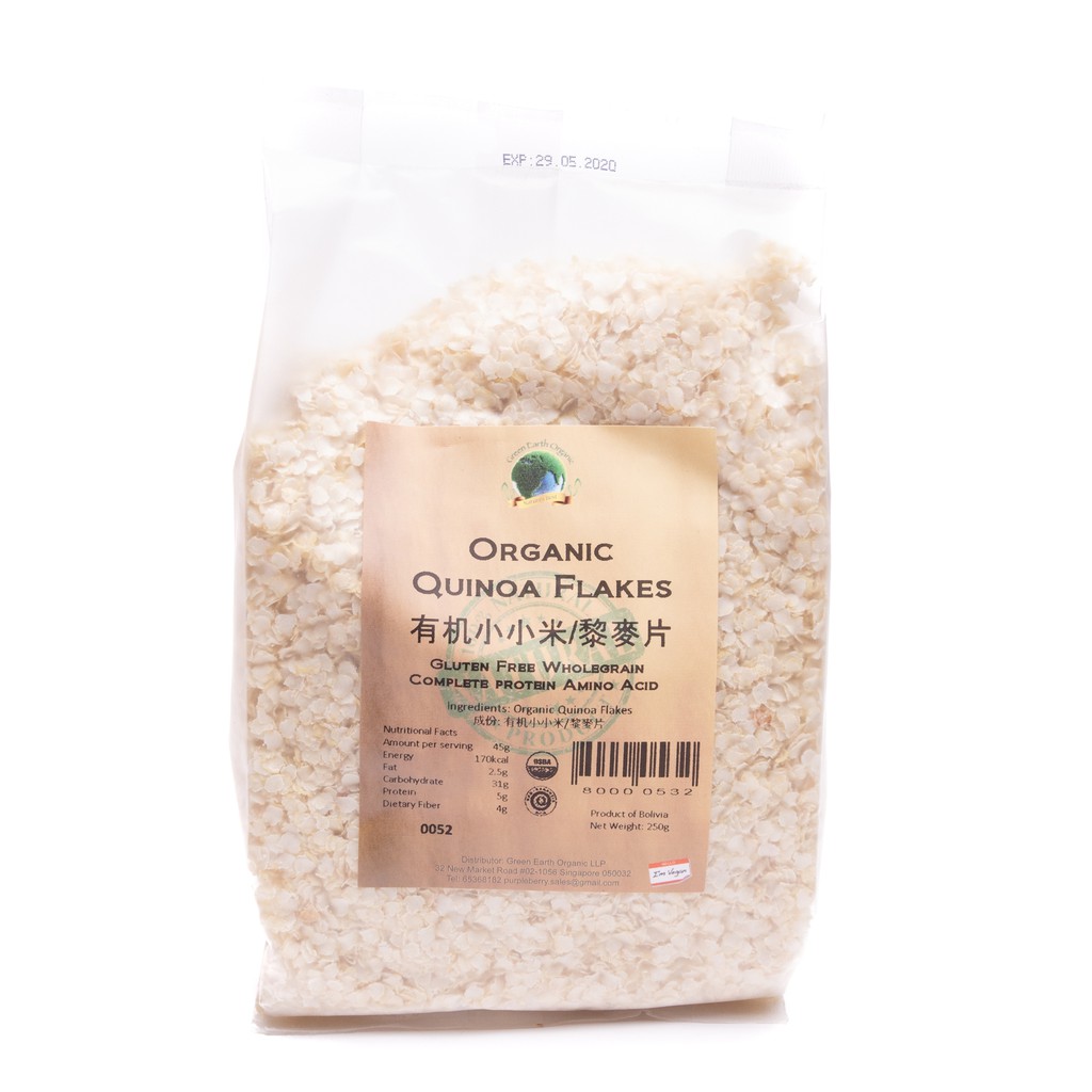 Organic Instant Quinoa Flakes (250gx2 packets) Shopee Singapore