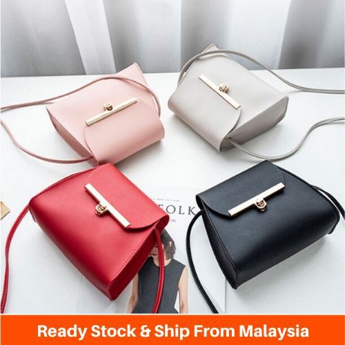 Ready Stock Simple Korea Fashion Sling Bag Handbag Beg Tangan Sling Bags Travel Perempuan Wanita Casual Dinner Bag Shopee Singapore