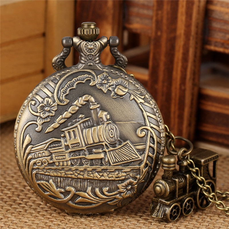 train pocket watch with chain