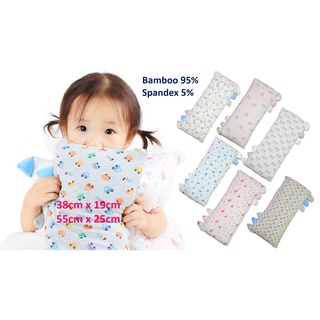 (Bamboo) Baby Pillow w Case (2 Sizes Available) Children Pillow Bolster Sleeping Pillow Huggable Pillow