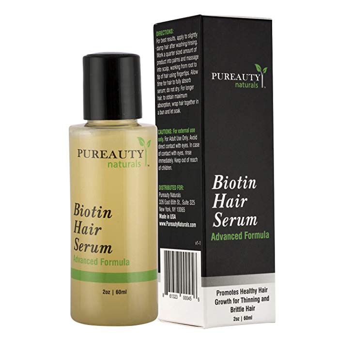 Biotin Hair Growth Serum By Pureauty Naturals Shopee Singapore