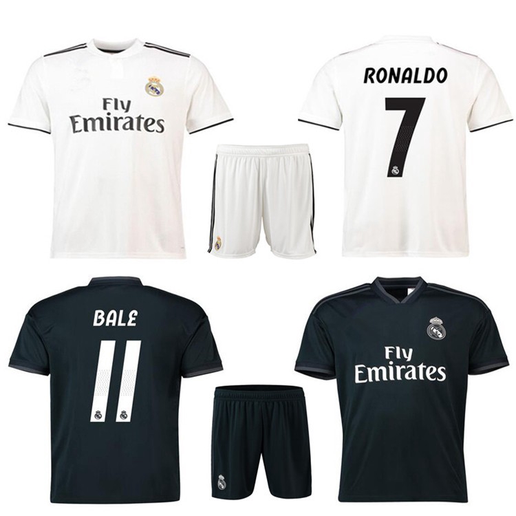 real madrid home and away jersey