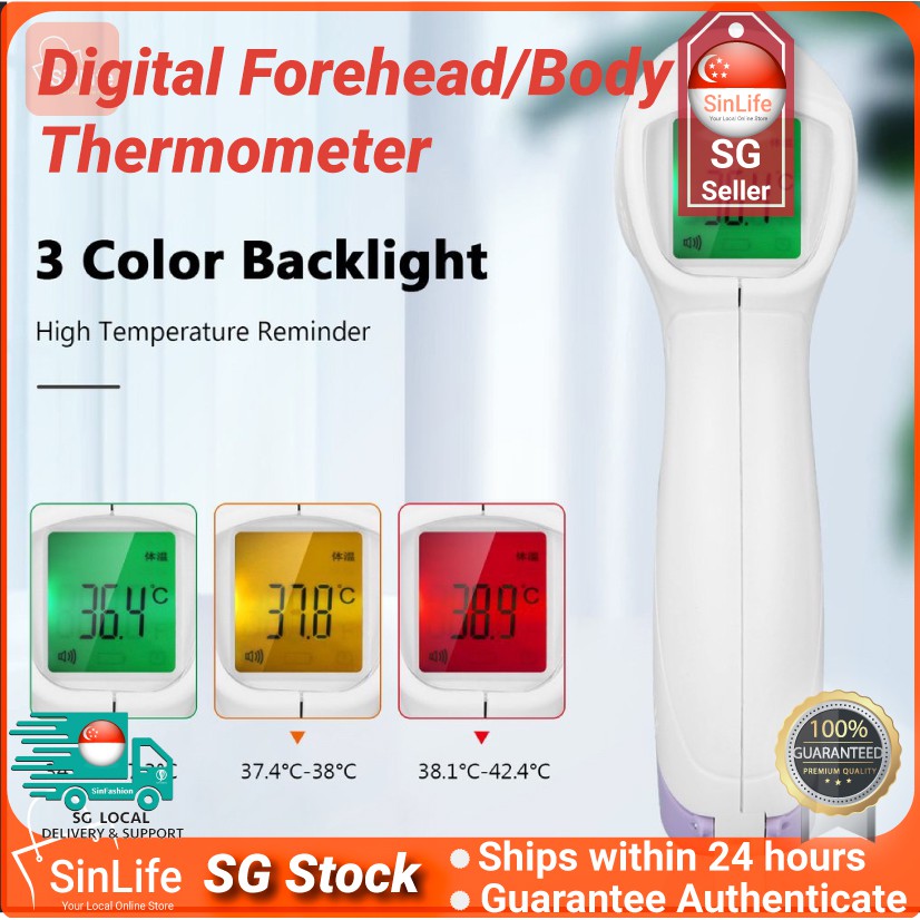 [🇸🇬Ready Stock]Digital Smart Noncontact Handsfree Forehead Body