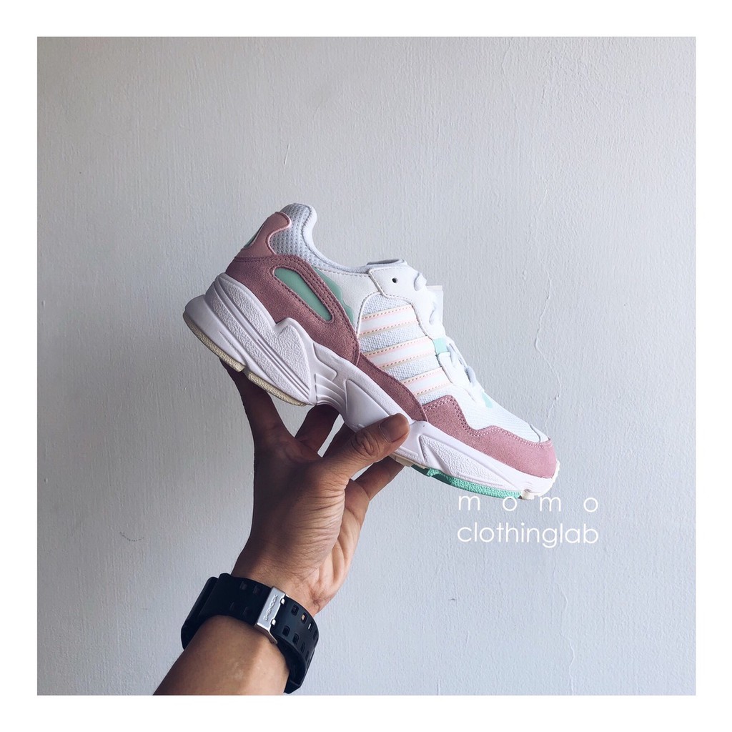 yung 96 white on feet