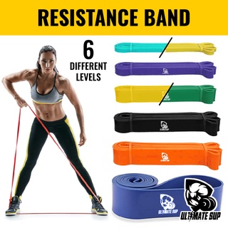 Long Resistance Bands | Build Muscle | Tone Abs & Body | Home Workout Resistance Band - Ultimate Sup