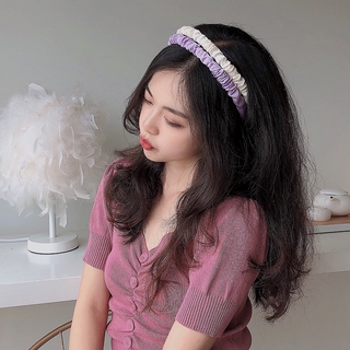 Image of thu nhỏ Korean Candy Color Hair Band Sweet Folds Headband Hair Accessories #7