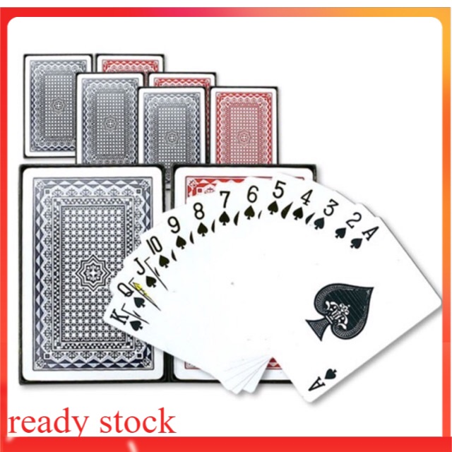 Shop Malaysia Royal Casino Poker 100 Plastic Playing Card 52 4 Jokers Deck Shopee Singapore