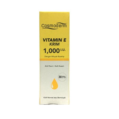 Cosmoderm Vitamin E Cream 1000 I U With Rosehip Oil 50g Shopee Singapore