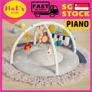 Baby Playmat Activity Gym Play Mat Foldable Playmat Crawling Mat (Huang er)
