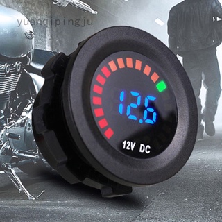New brand Ready stock DC 12V-60V LED Digital Voltage Volt Meter Display Voltmeter For Motorcycle Car