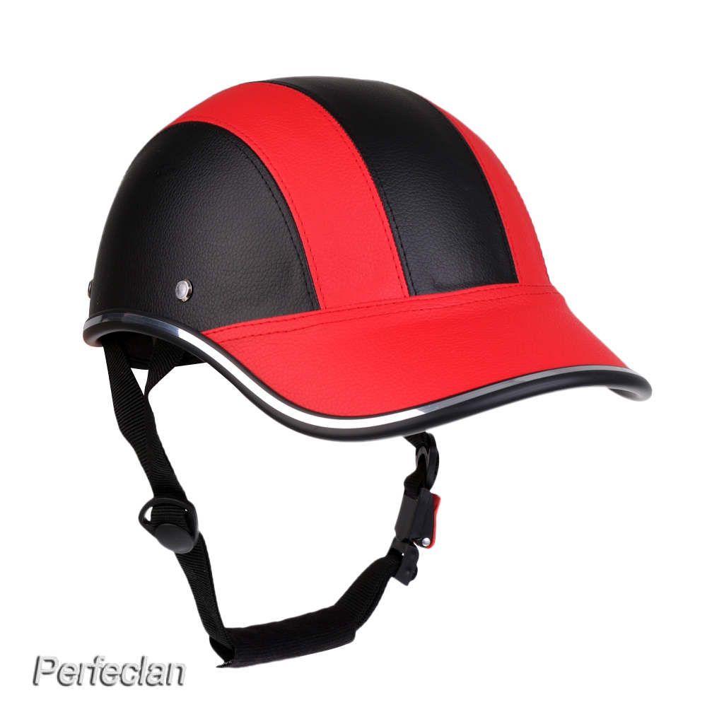 Baseball Cap Style Motorcycle Bike Helmet Anti-UV  Hat Visor Protector Shield 
