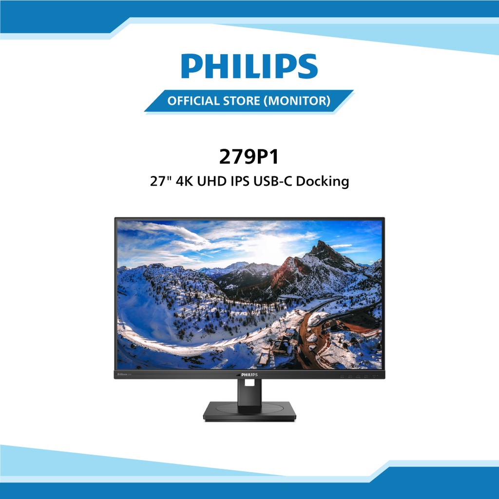 Philips 279P1 27" UHD IPS USBC Docking monitor PowerSensor Light