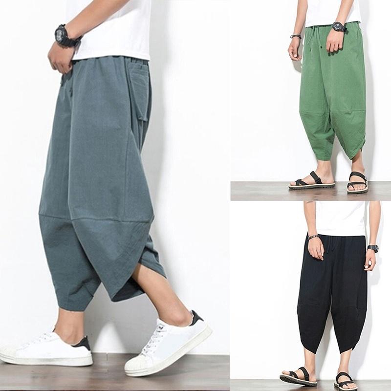 three quarter joggers mens