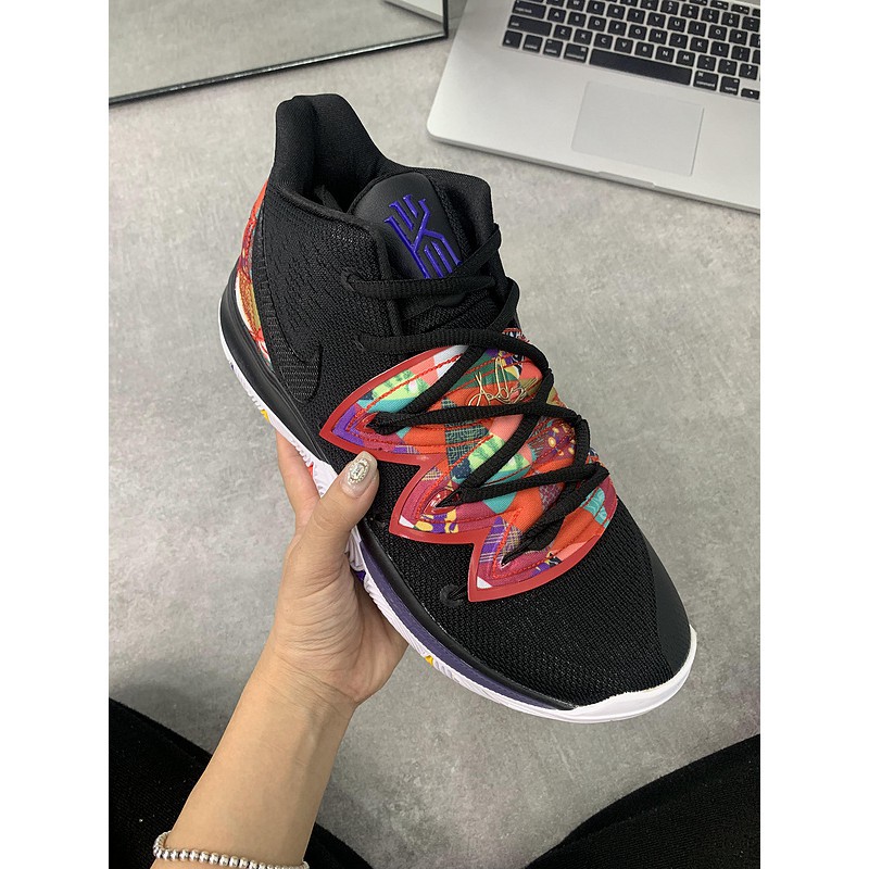 Nike Kyrie 5 EP Black Orange Red Shoes Best Price AO2919
