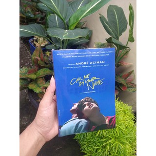Call Me By Your Name by Andre Aciman in English Book Paper Soft Cover Fiction for Adults