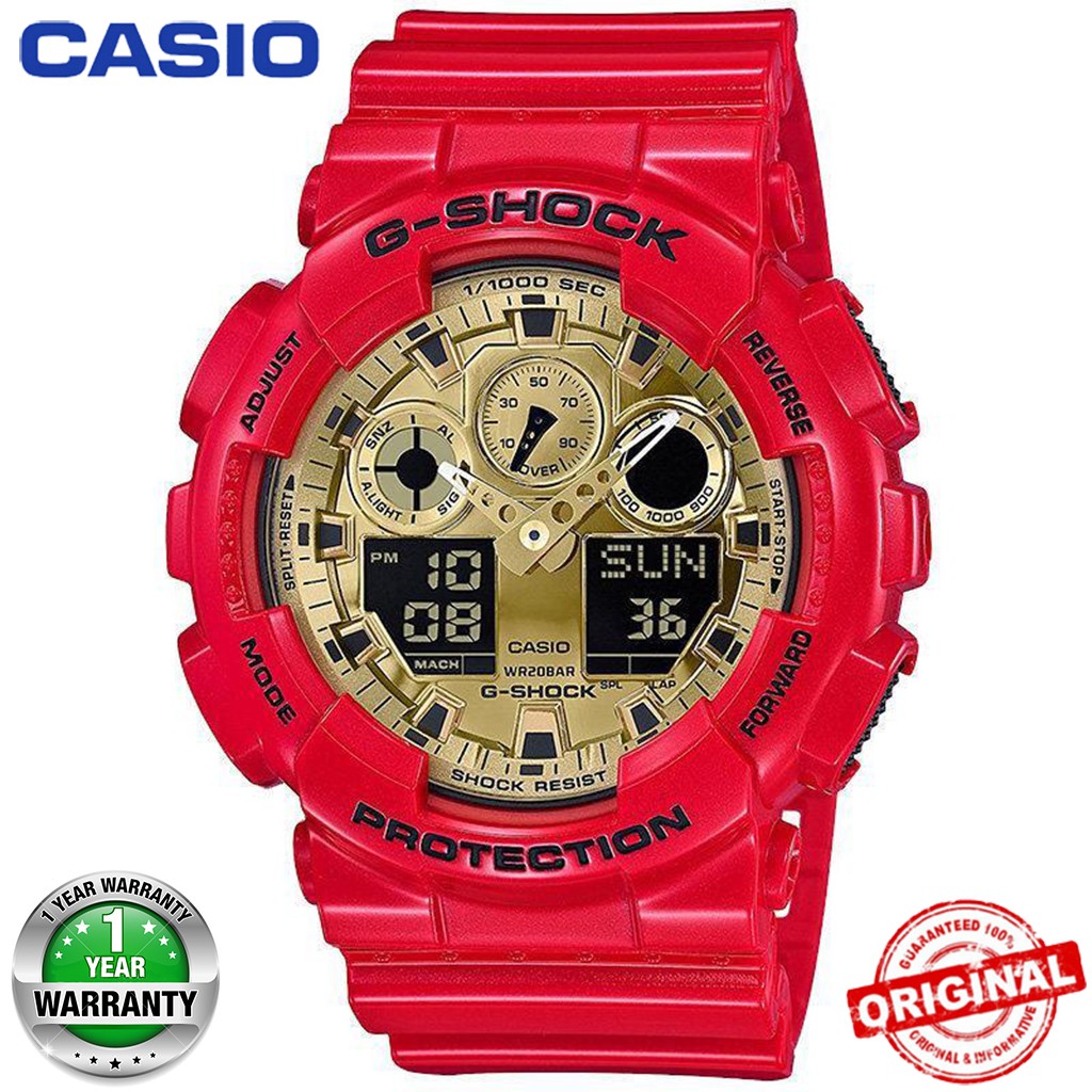 g shock red original