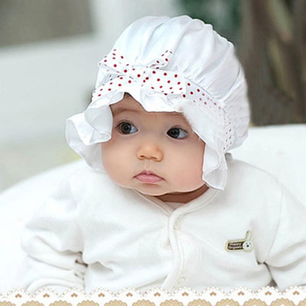 white cap for baby girl
