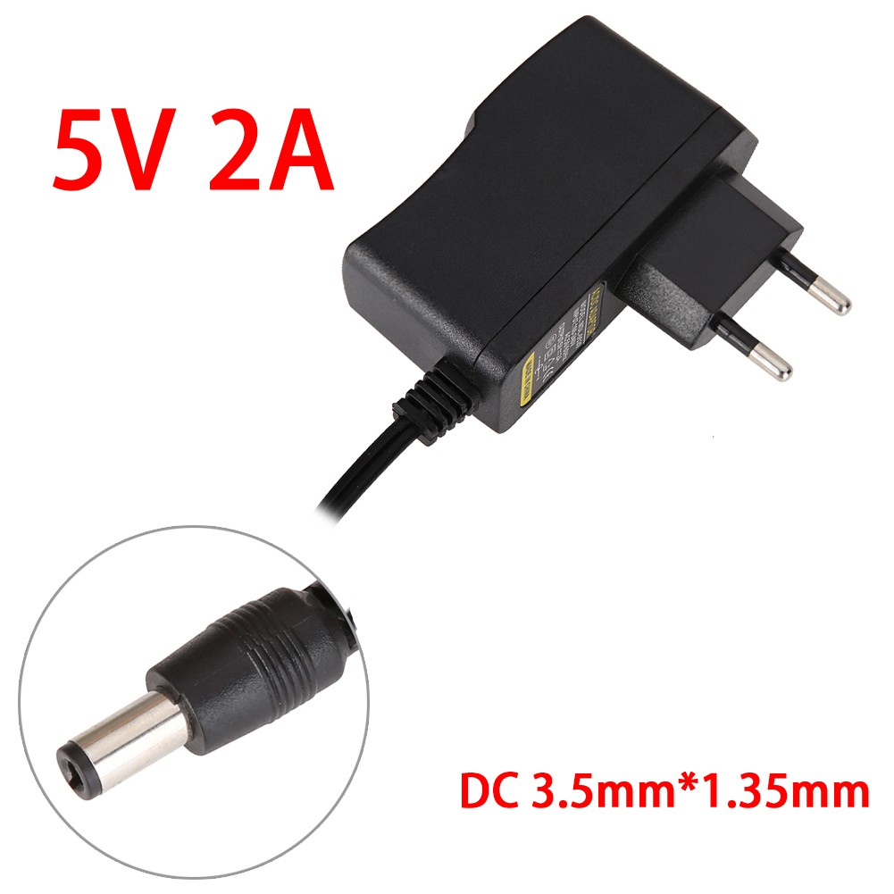 Ac To Dc 3 5mm 1 35mm 5v 2a Switching Power Supply Adapter Shopee Singapore