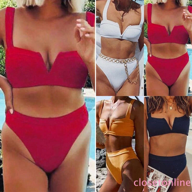 high v bikini
