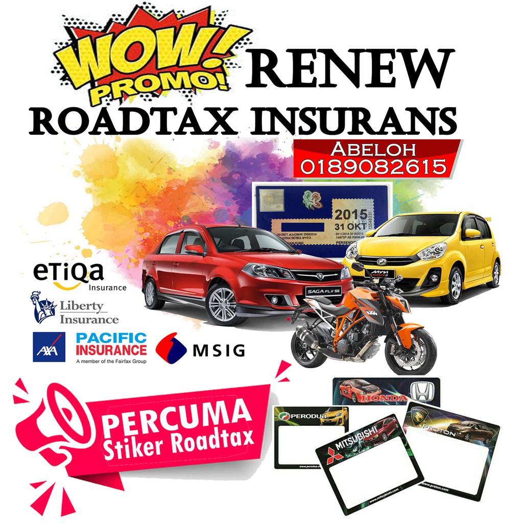 Renew Roadtax Insurans Cheap And Pantas Shopee Singapore