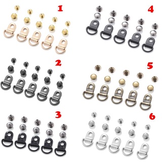 Image of thu nhỏ CHIHIRO 10sets/Lot D Ring Buckle High quality Boots Hook DIY Craft Outdoor Carabiner Handbags Clips #3