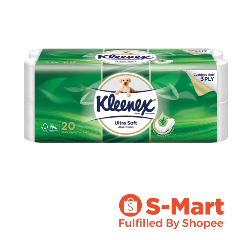Kleenex Ultra Soft Aloe Clean Toilet Tissue 20x190 Sheets Toilet Paper