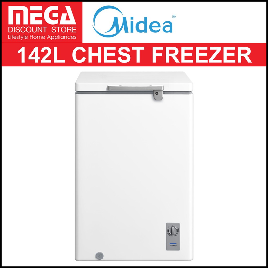 Midea Mdrc207fzg01 Sg 142l Chest Freezer Shopee Singapore
