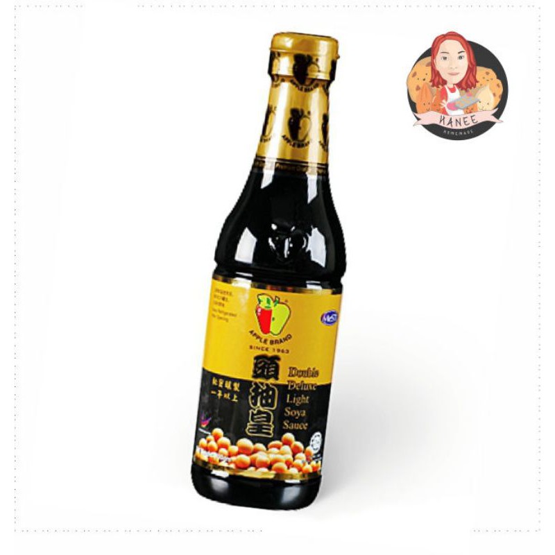 Apple Brand Double Deluxe Light Soya Sauce 700g Shopee Singapore