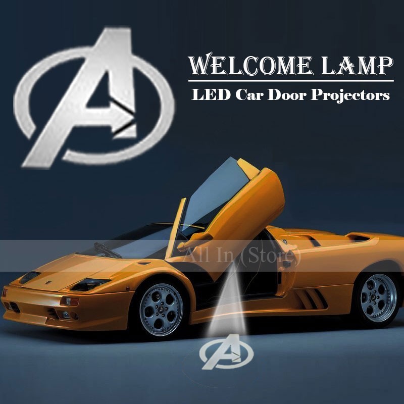 Car Door Projector Welcome Lights For Avengers 140