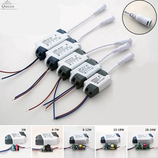 AC90~265V 3~24W LED Driver Power Supply Adapter Transformer for LED Lights Parts