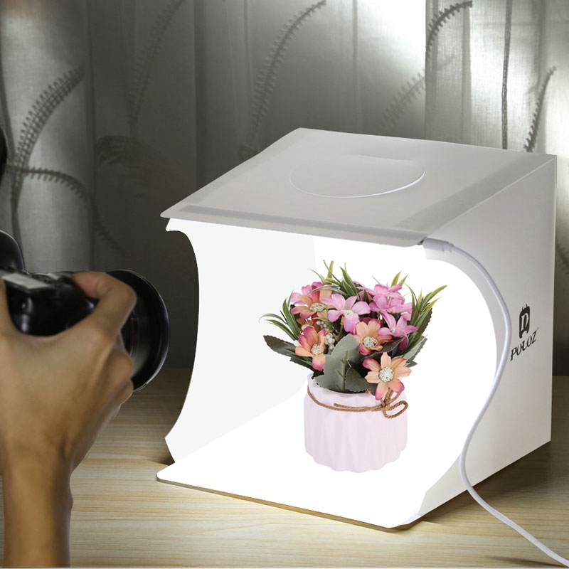 Lightroom Photo Studio Box Mini Foldable Camera LED Photography Softbox