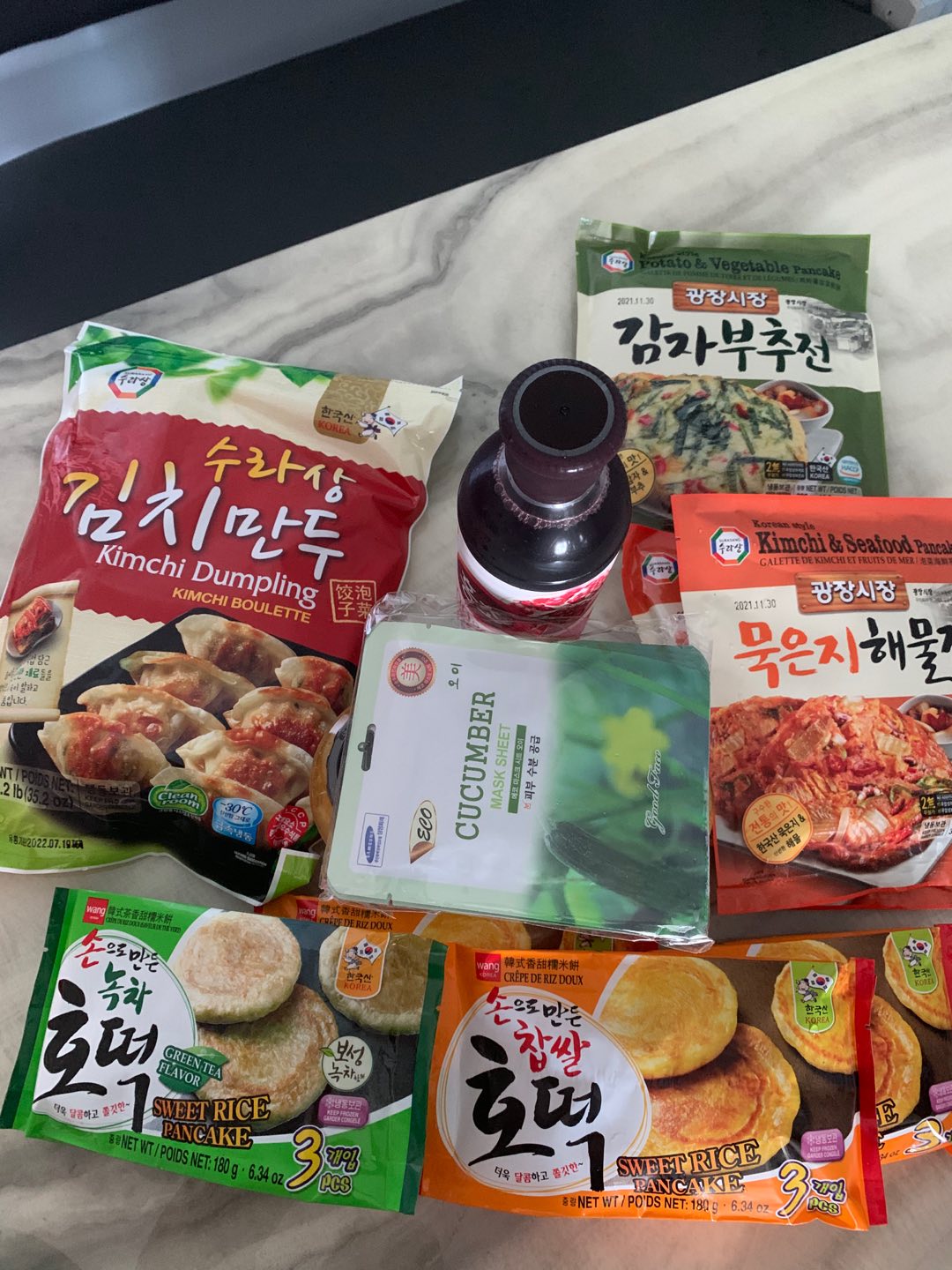 Korean Pancake / Kimchi Seafood Potato Vegetable Pancake Frozen Food