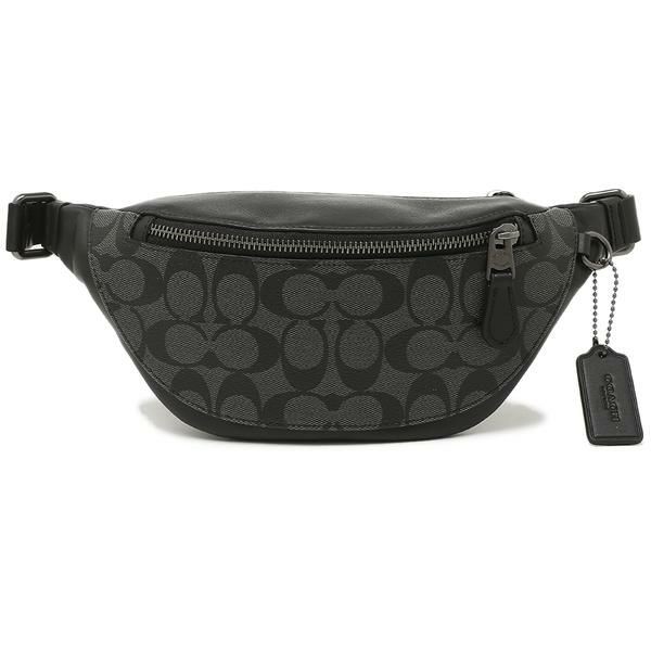 Coach Warren Mini Belt Bag In Signature Canvas Black | Shopee Singapore