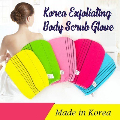 Double-Sided Towel Korean Exfoliating Bath Washcloth Shower Spa Exfoliator Two-Sided Bath Glove Body Cleaning Bathroom Tool - 15