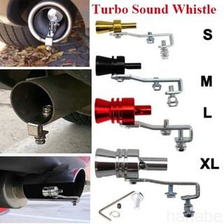 Universal Simulator Whistler Exhaust Turbo Whistle Pipe Sound Muffler Blow Off Valve Car Decoration, Red, S hanabe