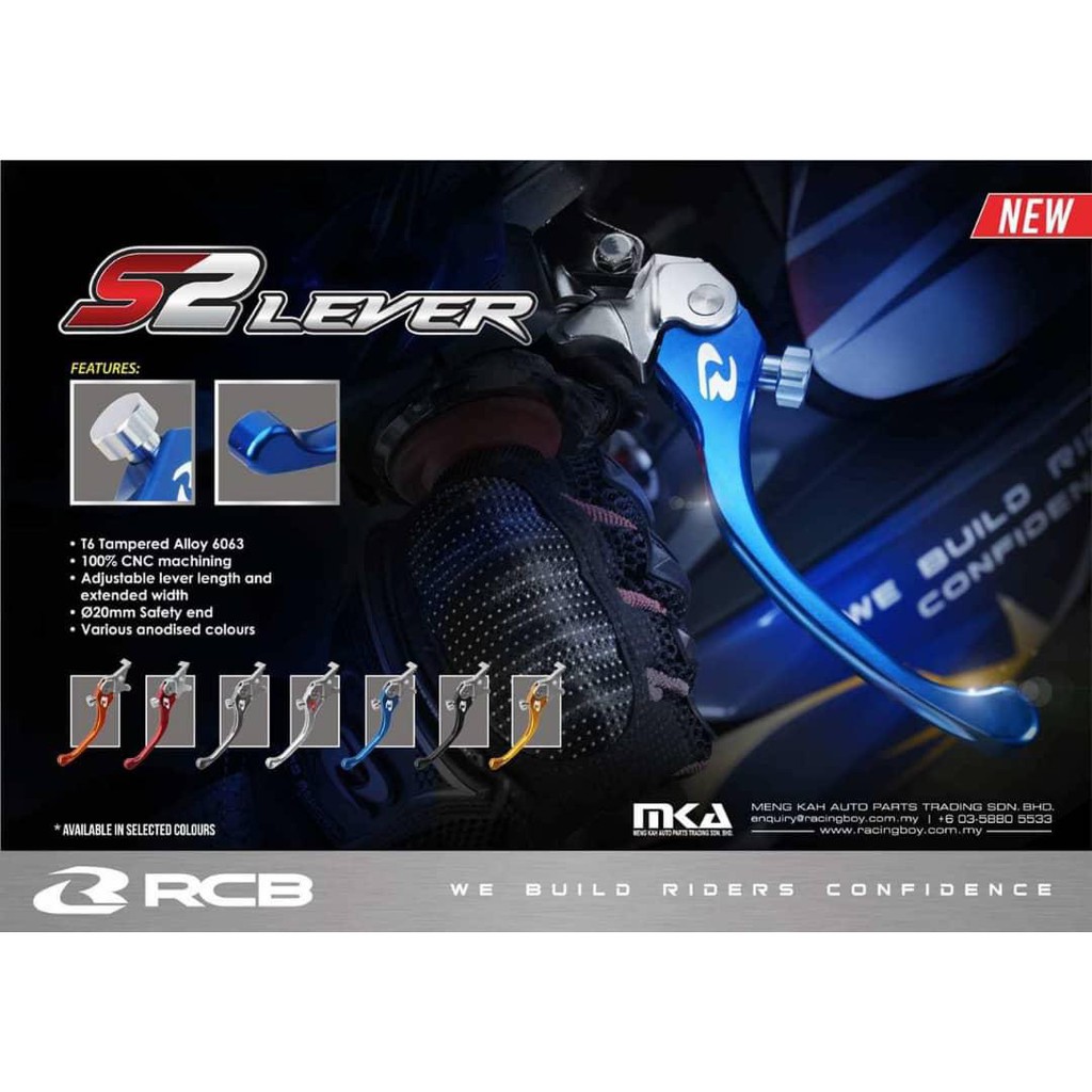 Shop Malaysia 100 Original Rcb Alloy Lever Set S2 Y15zr Rs150 Advantiz Ego Vario Lc135 Set Msx125 Beat Click150 Shopee Singapore