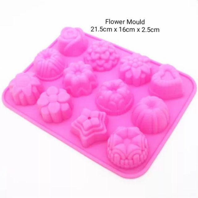 1PCS 6 Cavities Silicone House Mould for Chocolate Jelly and Candy etc.Colour Random 