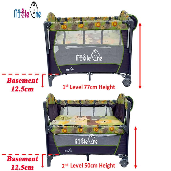 cot bed with sliding side