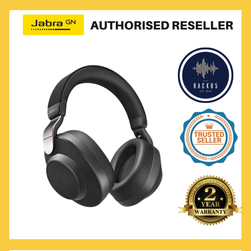 Jabra Elite 85H, Wireless NoiseCancelling Headphones, Long Battery Hours, Voice Assistant