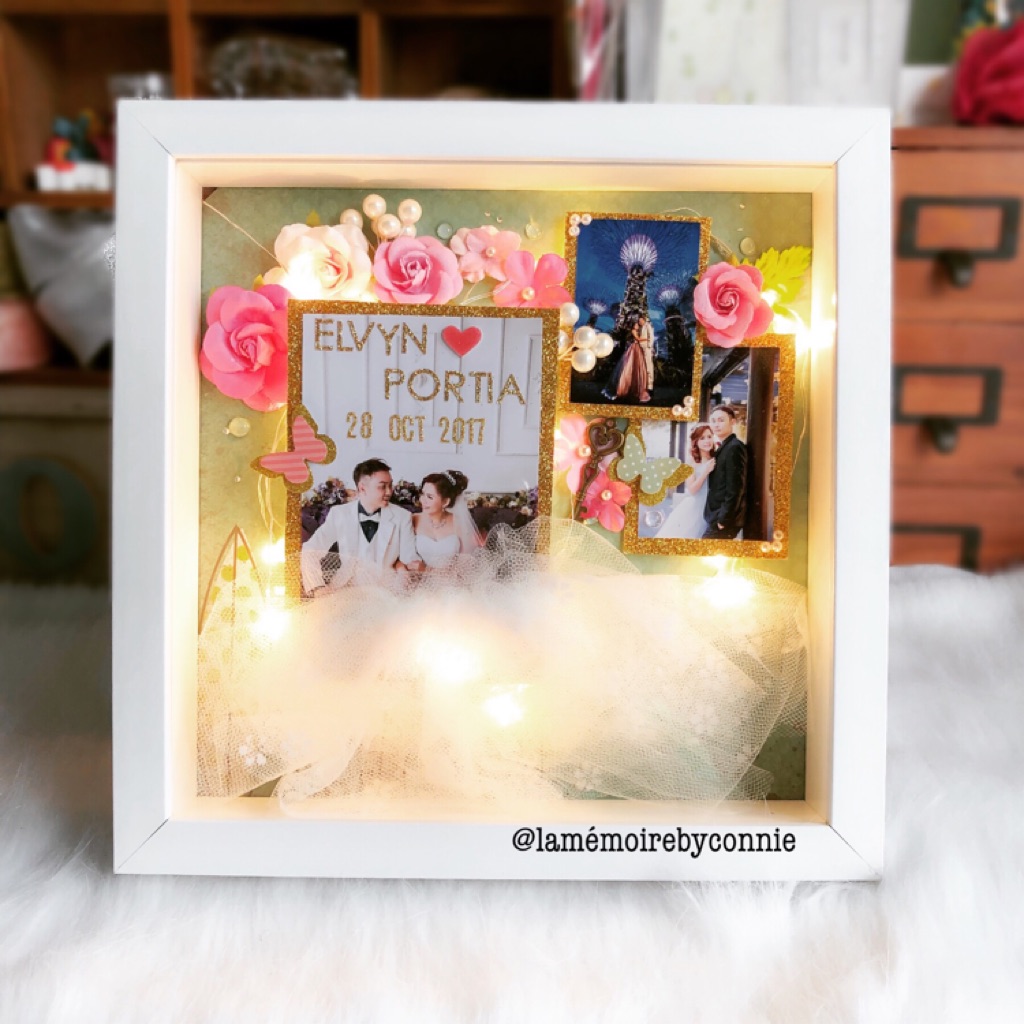 Download Personalized 3d Photo Frame Garden Wedding Shopee Singapore