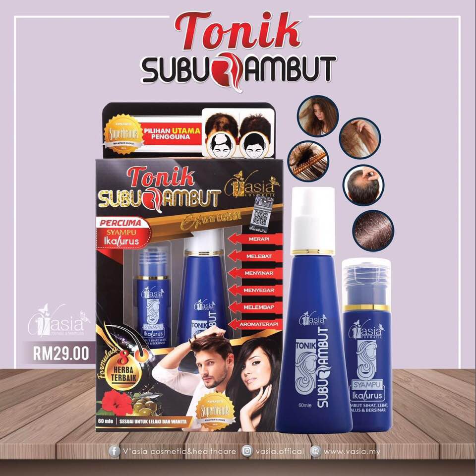 Vasia Tonic Hair Shopee Singapore