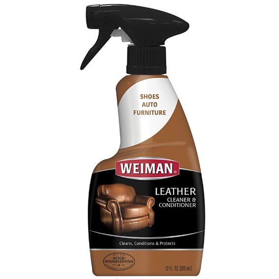 Weiman Leather Cleaner And Conditioner UV Protection Prevent Cracking ...